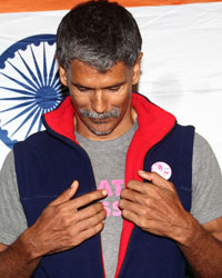 Milind Soman returns to India post 'Ironman' victory