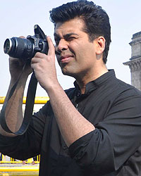 Karan Johar shoots for Mission Sapne at Gateway of India