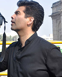 Karan Johar shoots for Mission Sapne at Gateway of India