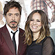 Robert Downey Jr. and his wife Susan pose at the premiere of 'The Hangover Part II' at Grauman's Chinese theatre in Hollywood, California