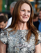 Cast member Melissa Leo poses at the premiere of her new film 'Oblivion' in Hollywood, California