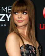 Actress Sarah Hyland arrives at the premiere her new Lifetime cable channel film 'Call Me Crazy: A Five Film' in Los Angeles