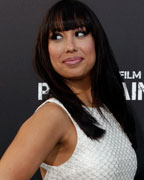 Professional dancer Cheryl Burke from 'Dancing with the Stars' poses at the premiere of the new film 'Pain