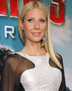 Cast member Gwyneth Paltrow poses at the premiere of 'Iron Man 3' at El Capitan theatre in Hollywood, California