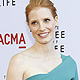 Cast member Jessica Chastain poses at the premiere of 'The Tree of Life' at LACMA in Los Angeles