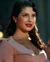 Actress Priyanka Chopra, who voices the character of 'Ishani,' poses at the world premiere of 'Planes' at El Capitan theatre in Hollywood, California