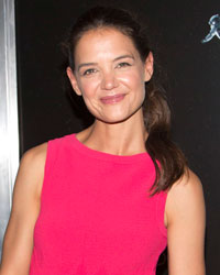 Katie Holmes arrives for the film premiere of 'Gravity' in New York