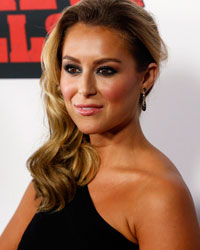 Cast member Alexa Vega poses at the premiere of 'Machete Kills' in Los Angeles, California