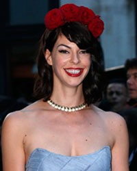 Cast member Pollyanna McIntosh arrives for the London premiere of Filth at the Odeon, Leicester Square in central London