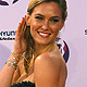 Israeli model Bar Refaeli arrives on the red carpet at the MTV Europe Music Awards show in Belfast