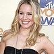 Actress Kristen Bell poses at the 2009 MTV Movie Awards in Los Angeles