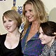 Sofia Vassilieva, Cameron Diaz, and Abigail Breslin, stars of the new film `My Sisters Keeper` pose at the 2009 MTV Movie Awards in Los Angeles