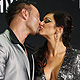 MTV reality series 'Jersey Shore' star Jenni 'JWOww' Farley poses with her boyfriend Roger at the 2011 MTV Video Music Awards