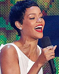 Rihanna accepts the award for video of the year for 'We Found Love' during the 2012 MTV Video Music Awards in Los Angeles