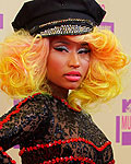 Singer Nicki Minaj arrives for the 2012 MTV Video Music Awards in Los Angeles