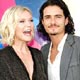 Orlando Bloom and Kirsten Dunst arrive at the 2005 MTV Video Music Awards in Miami.