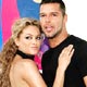 Ricky Martin of and Paulina Rubio arrive at the 2005 MTV Video Music Awards in Miami.