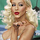 Singer Christina Aguilera arrives at taping of MTV Movie Awards in Los Angeles