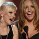 Actresses Anna Faris and Amanda Bynes present the breakthrough performance award at the 2006 MTV Movie Awards