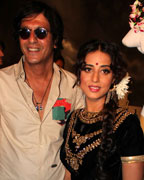 Chunky Pandey and Mahi Gill