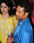 Sachin Tendulkar and Anjali Tendulkar