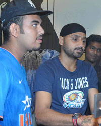 Mumbai Indians Players at Jack and Jones