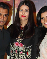 Vikram Phadnis, Aishwarya Rai Bachchan and Mukta Barve