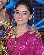 Jay Bhanushali and Mahi Vij