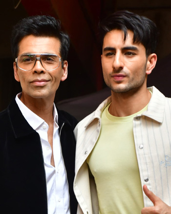 Karan Johar and Ibrahim Ali Khan