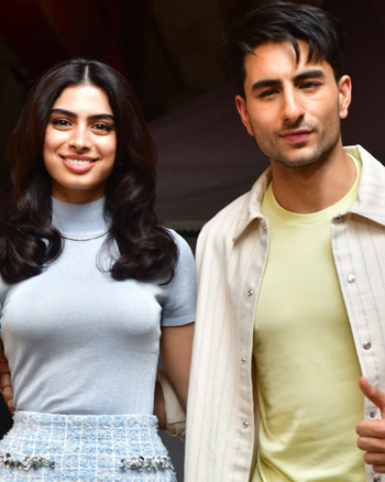 Khushi Kapoor and Ibrahim Ali Khan