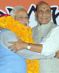 Narendra Modi, Rajnath and L. K. Advani