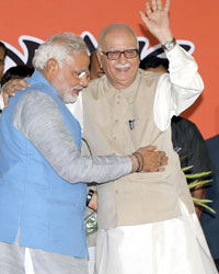 Narendra Modi and L. K. Advani