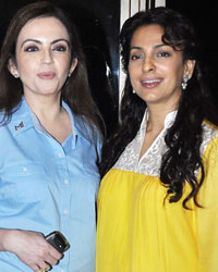 Nita Ambani and Juhi Chawla