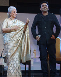 Amitabh Bachchan, Waheeda Rehman, AR Rahman and Shahrukh Khan