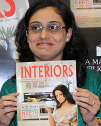 Neetu Chandra Unveils Interiors Magazine Cover