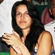 Neha Dhupia watches Ritwik play Squash Championship