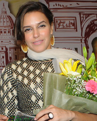 Manish Gandhi with  Neha Dhupia