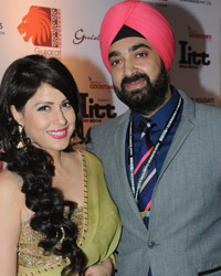 Manish Gandhi with Amrita Raichand