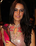 Sagarika Ghatge and Neha Dhupia promote Rush at Kora Kendra Daandiya