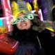 Vivian Corvalan and Juan Medina of Paraguay celebrate New Year's Eve in Times Square in New York