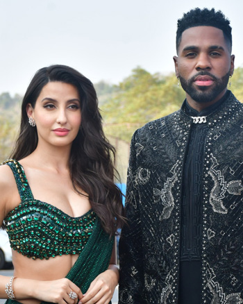 Nora Fatehi and Jason Derulo