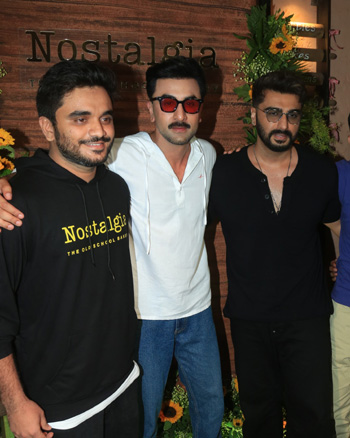 Sinan Kader, Ranbir Kapoor, Arjun Kapoor and Rohit Dhawan