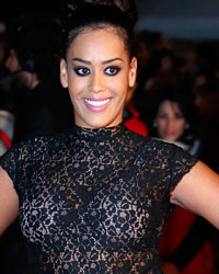 French singer Amel Bent arrives at the Cannes festival palace to attend the NRJ Music Awards in Cannes