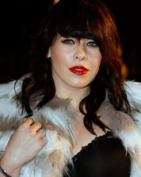 British singer Alex Hepburn arrives at the Cannes festival palace to attend the NRJ Music Awards in Cannes