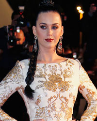 Singer Katy Perry arrives at the Cannes festival palace to attend the NRJ Music Awards in Cannes