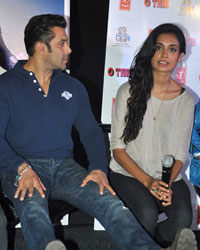 Salman Khan and Sarah Jane Dias