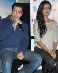 Bilal Amrohi, Salman Khan, Sarah Jane Dias and Pulkit Samrat