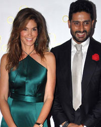 Cindy Crawford and Abhishek Bachchan