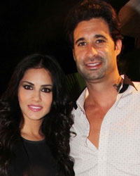 Sunny Leone and Daniel Weber