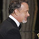 Tom Hanks presents the Oscar for the Best Art Direction for the work in the film 'Hugo' to Italian designer Dante Ferretti and set decorator Francesca Lo Schiavo